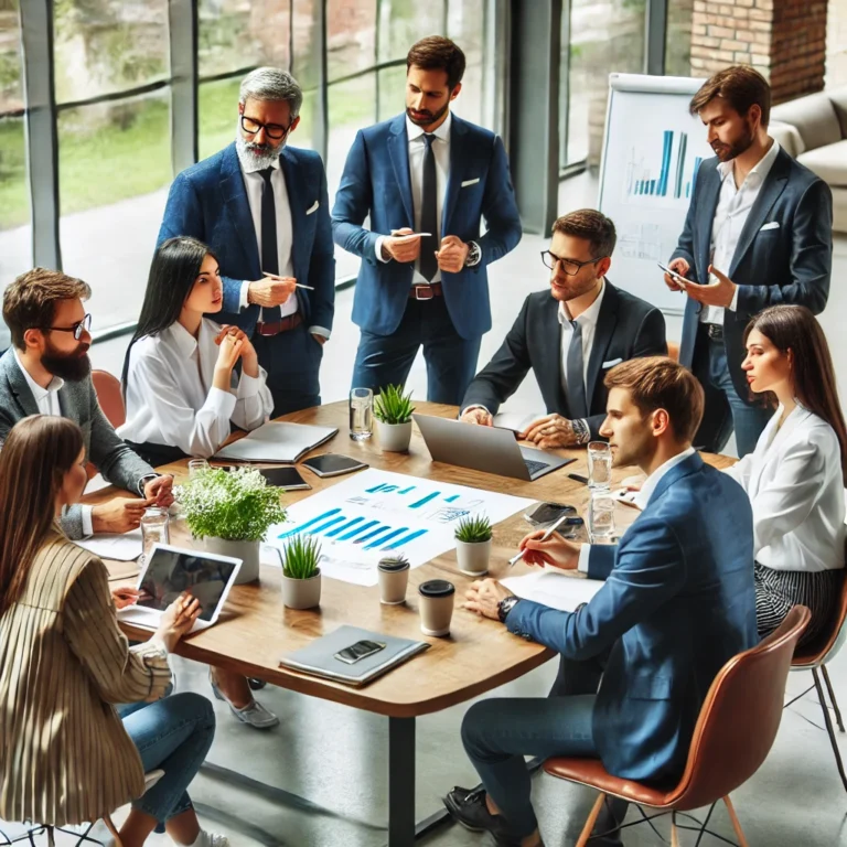 B2B strategy meeting